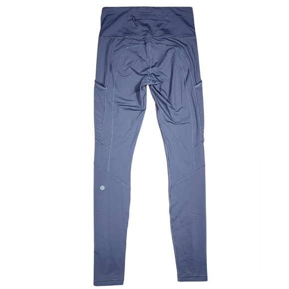 Lululemon Fresh Track Tight Womens 4 Dark Carbon - Picture 5 of 12